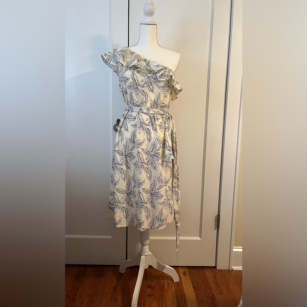 Banana Republic Floral Off-Shoulder Dress